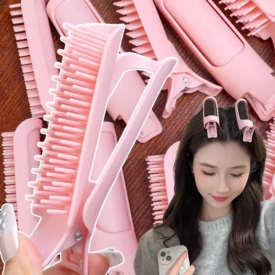 1pc High Headtop Artifact Female Hair Fluffy Comb Hair Clip Top Hair Root Clip Hairband Styling Hair Clip