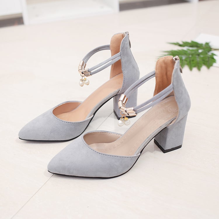 Ladies Sandals Shoes Women L Luxury Sandals Ankle Mid Heel Block Party Open Toe Square Shoes Zapatos De Mujer