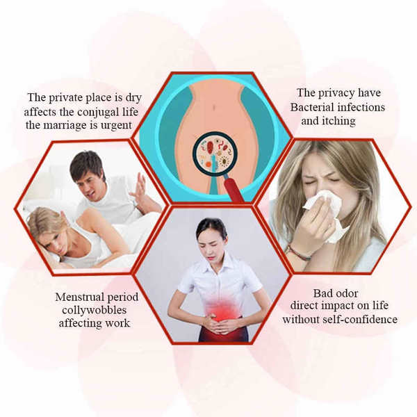 10pc Female Vaginal Tighten Shrinking Gel Chinese Herbs Anti Inflammation Trichomonas Itching Uterus Nursing Gynecological Gel