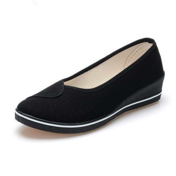 canvas shoes low breathable color flat shoes