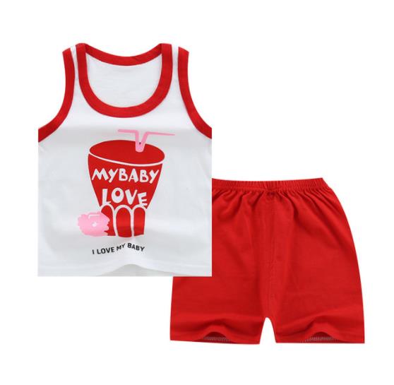 New Baby Boy Summer Mickey Clothes Infant Newborn Boy Girl Clothing Set Sports Tshirt+ Shorts Suits