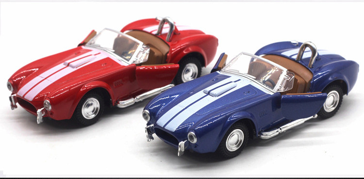 1:32 Ford Shelby Cobra 427 classic car simulation alloy car model sound and light children's toy