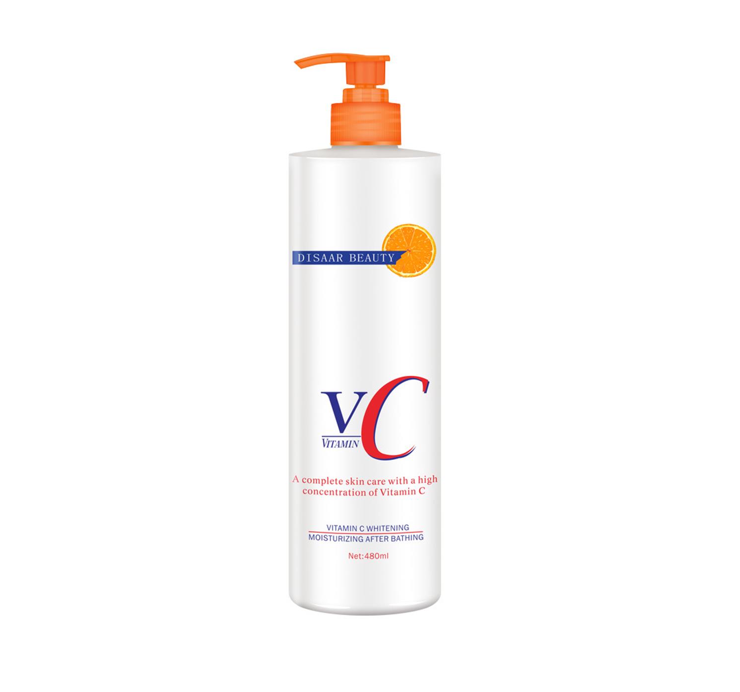 Disaar Vitamin C Body Milk Moisturizing and Brightening Body Lotion 480ml VC body milk