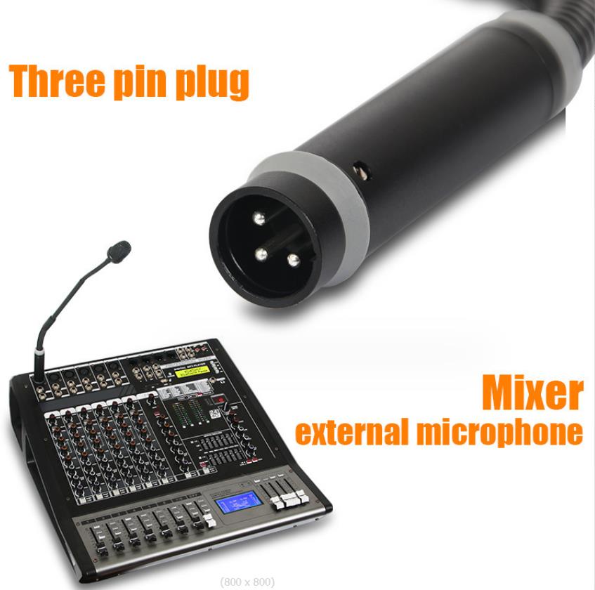 Professional Dynamic DJ Microphone for Mixer Dedicated Disc Shouting Microphone KTV Bar Gooseneck DJ M