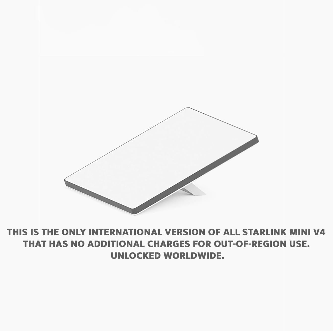 SpaceX Starlink Mini Kit – 4th Gen Portable Satellite Internet Antenna with Integrated Wi-Fi Router, DC Power Input, and Free Roam Region Unlock – Ide