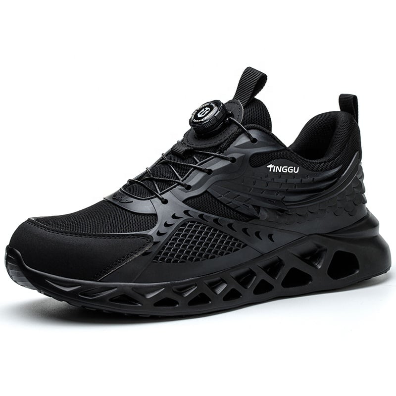 New Custom Casual Light Weight Breathable Non-slip Steel Toe Anti-smashing Construction Safety Shoes Work Shoes