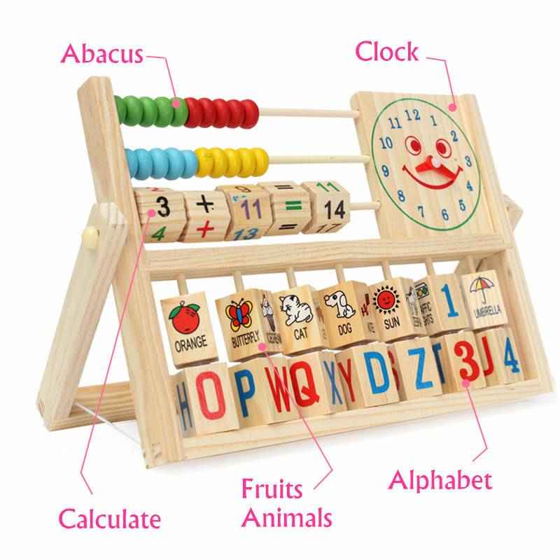 Kids Baby Wooden Toy Small Abacus Handcrafted Educational Toys Children Early Learning Math Toy Brinquedos Juguets