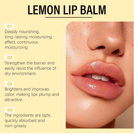 Lemon Ginger Lip Balm Turmeric Dark Melanin Remove Mask Gloss Oil Exfoliating Clean Improve Dullness Moisturizer Lip Balm Care
