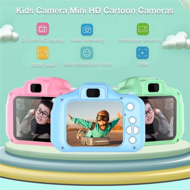 Children Kids Camera Mini Educational Toys For Children Baby Gifts Birthday Gift Digital Camera 1080P Projection Video Camera