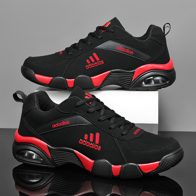 Men's Sports Training Sneakers Air Cushion Sports Shoes Outdoor Running Shoes Non-Slip Wear-Resistant Casual Shoes