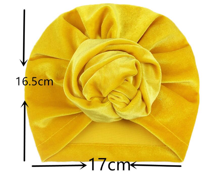 New children's Pullover cap gold velvet Indian hat baby products
