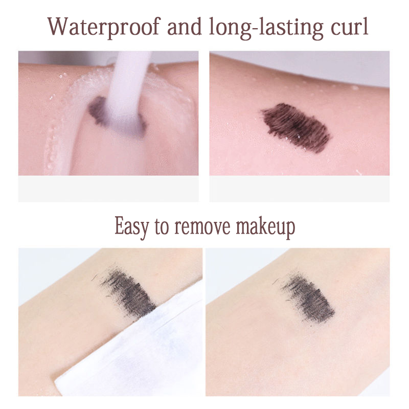 Ultra-fine Mascara Curling Thick Lengthening Eyelash Mascara Waterproof Non-smudge Brown Natural Curl Mascara Makeup