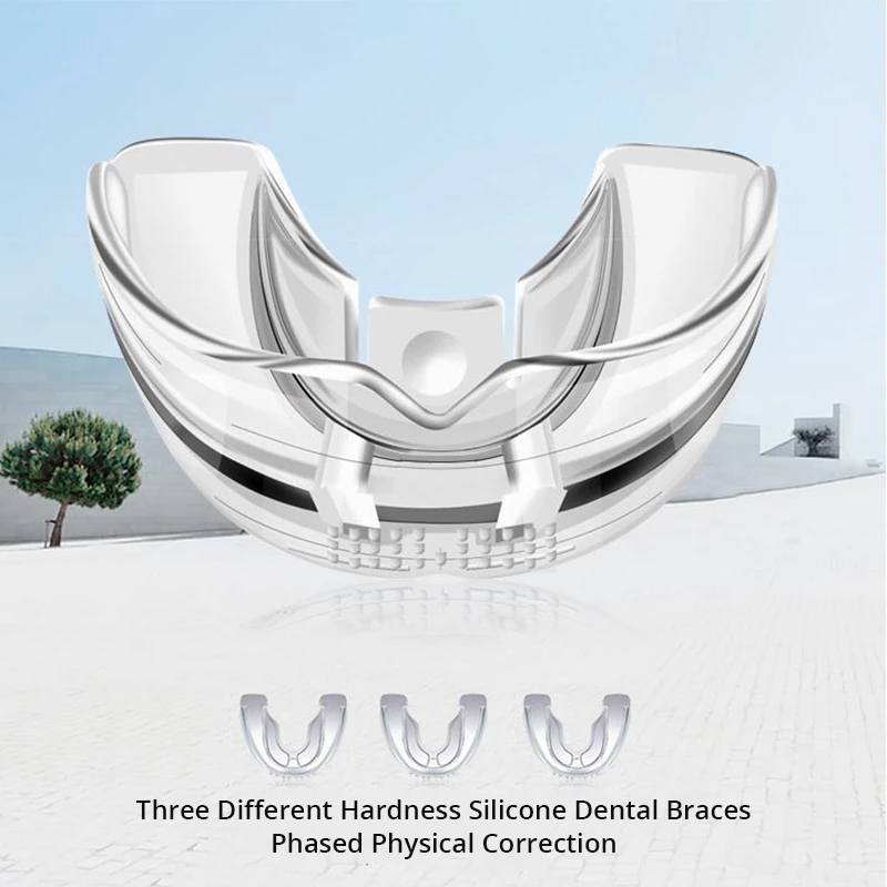 Mouth Braces Instanted Silicone Smile Teeth Alignment Trainer Teeth Retainer Mouth Guard Protective Tooth Tray 3 Stages