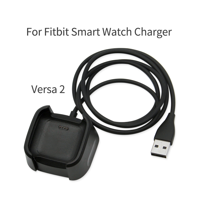 Replaceable USB Charger For Fitbit Charge2 Smart Bracelet USB Charging Cable for fitbit versa band 2 for fitbit versa lite New F