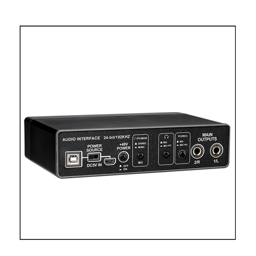 Digital mixing computer external audio book arranger sound card, electric guitar live recording professional studio sound card