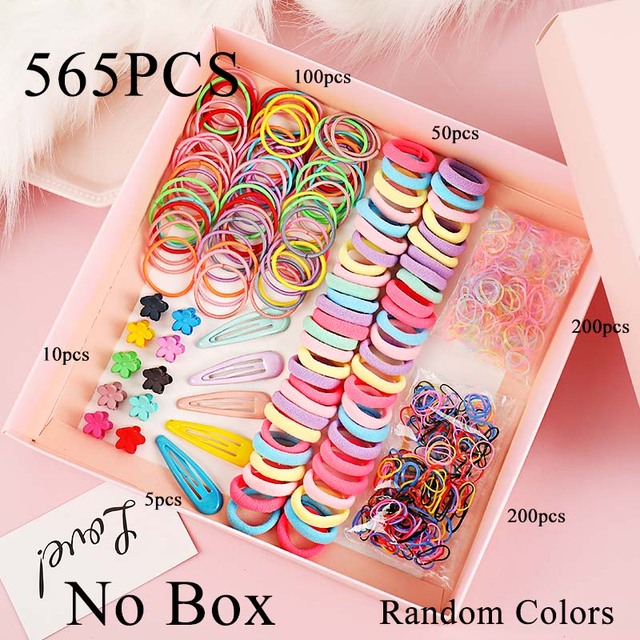 Hair binding rubber band small grip clip combination set baby girl BB clip hair clip hair accessories hairpin