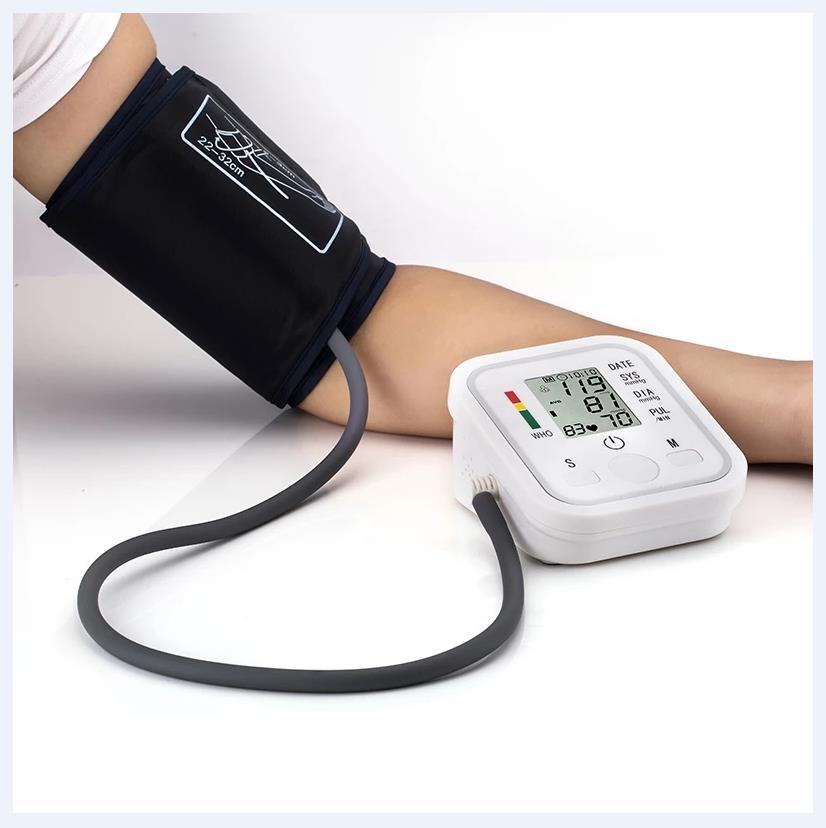 Automatic Digital Cuff Blood Pressure Monitor Tansiyon Aleti Arm Sphygmomanometer Heart Rate Meter Tonometer Meter Tensiometro