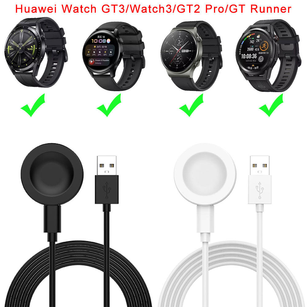 Universal Charging Cable For watch GT3 Charger Adapter For Huawei Watch 3 GT2 PRO Watch GT Runner Smartwatch Charger Cord White