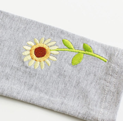 Girl pants, flower embroidery leggings, candy color, spring
