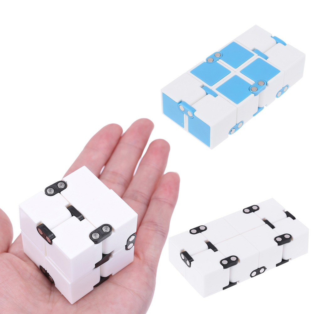 NEW Infinity Cube Mini Fidget Cube Anti Stress Finger Hand Magic Cube Blocks Adult Kids Funny Desk Toys Gift