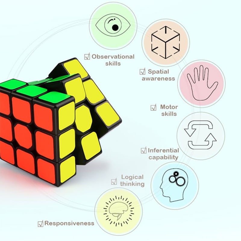 3x3x3 Speed Cube 5.6 cm Professional Magic Cube Rotation Cubos Magicos Home Games for Children