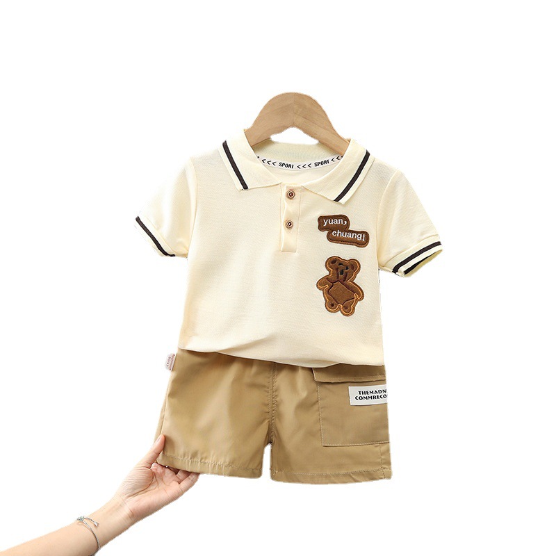 Summer children's short sleeved Clothing set for boys girls Korea casual letter Print Outfits Sport clothes for 4 6 8 10 12 Yrs