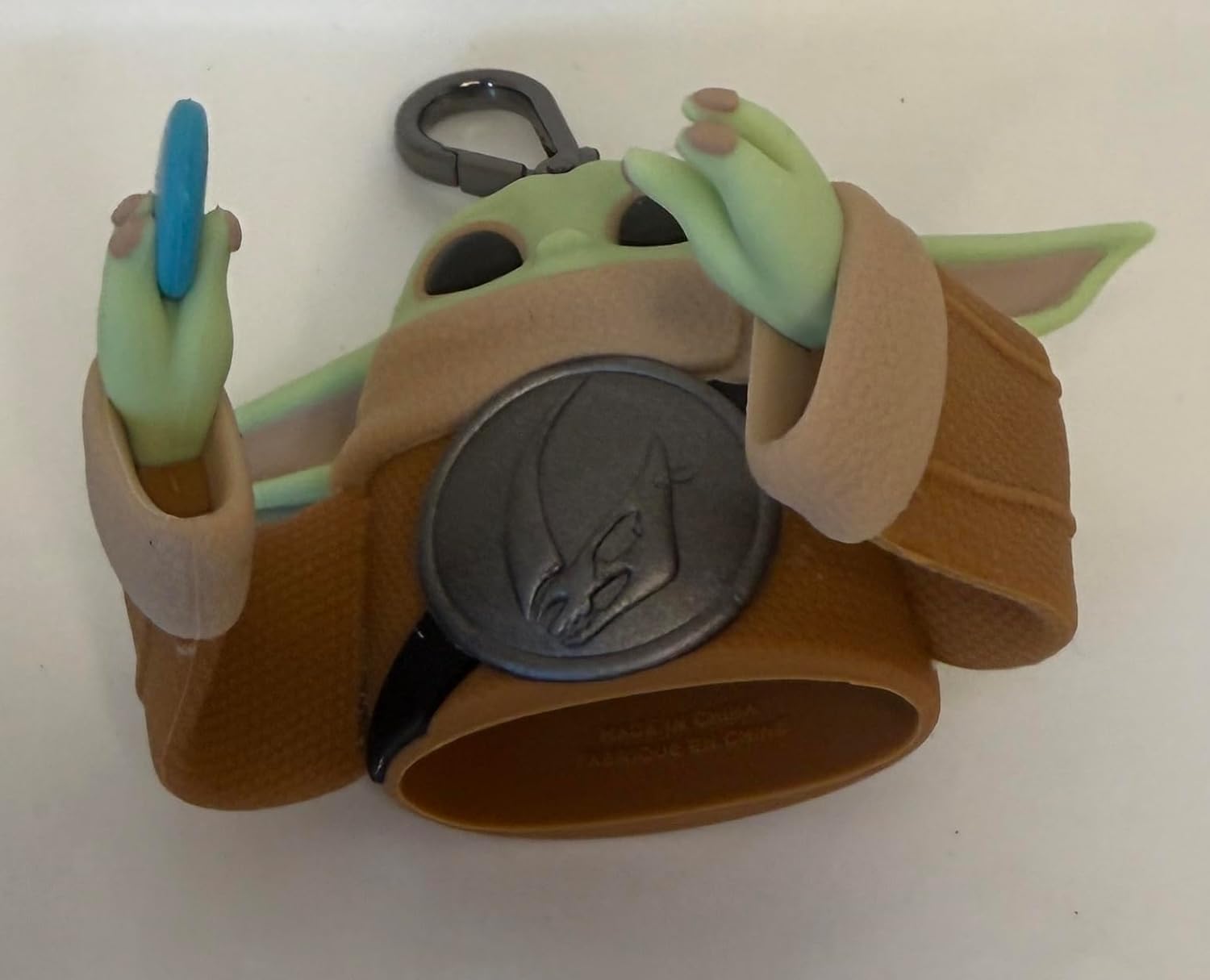 Bath & Body Works Grogu PocketBac Holder – Little Green Character Hand Sanitizer Holder with Clip