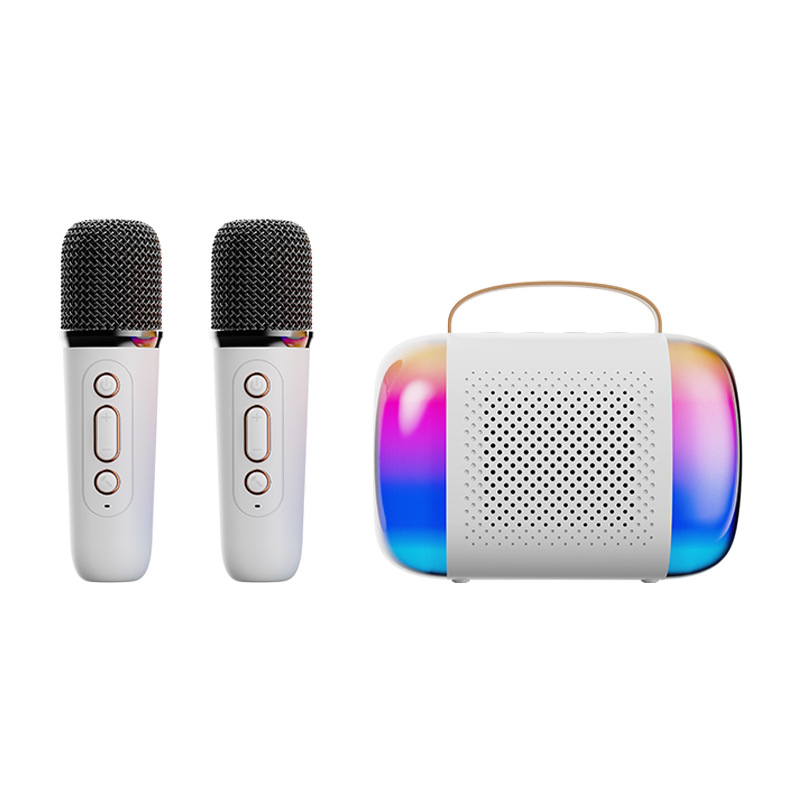New wireless Bluetooth speaker convenient portable outdoor household children's karaoke tool integrated microphone sound system