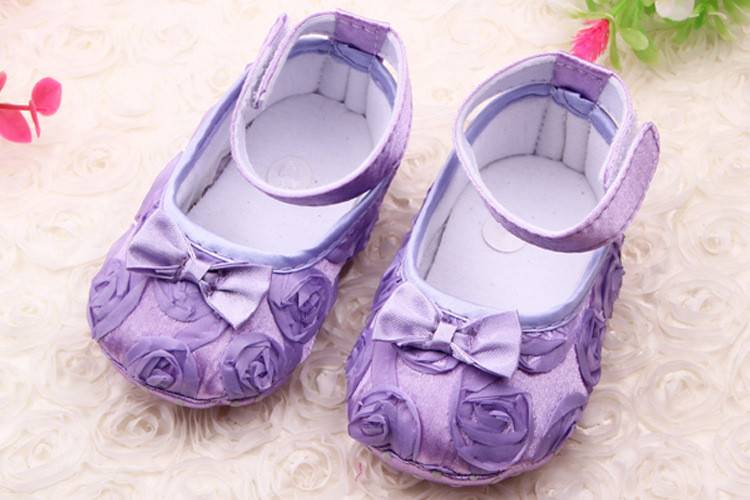 New Children Baby Shoes Girl Newborn Infant Toddlers Lace Flower First Walkers Girls Bebe Crib Casual Prewalkers Bowknot Shoes