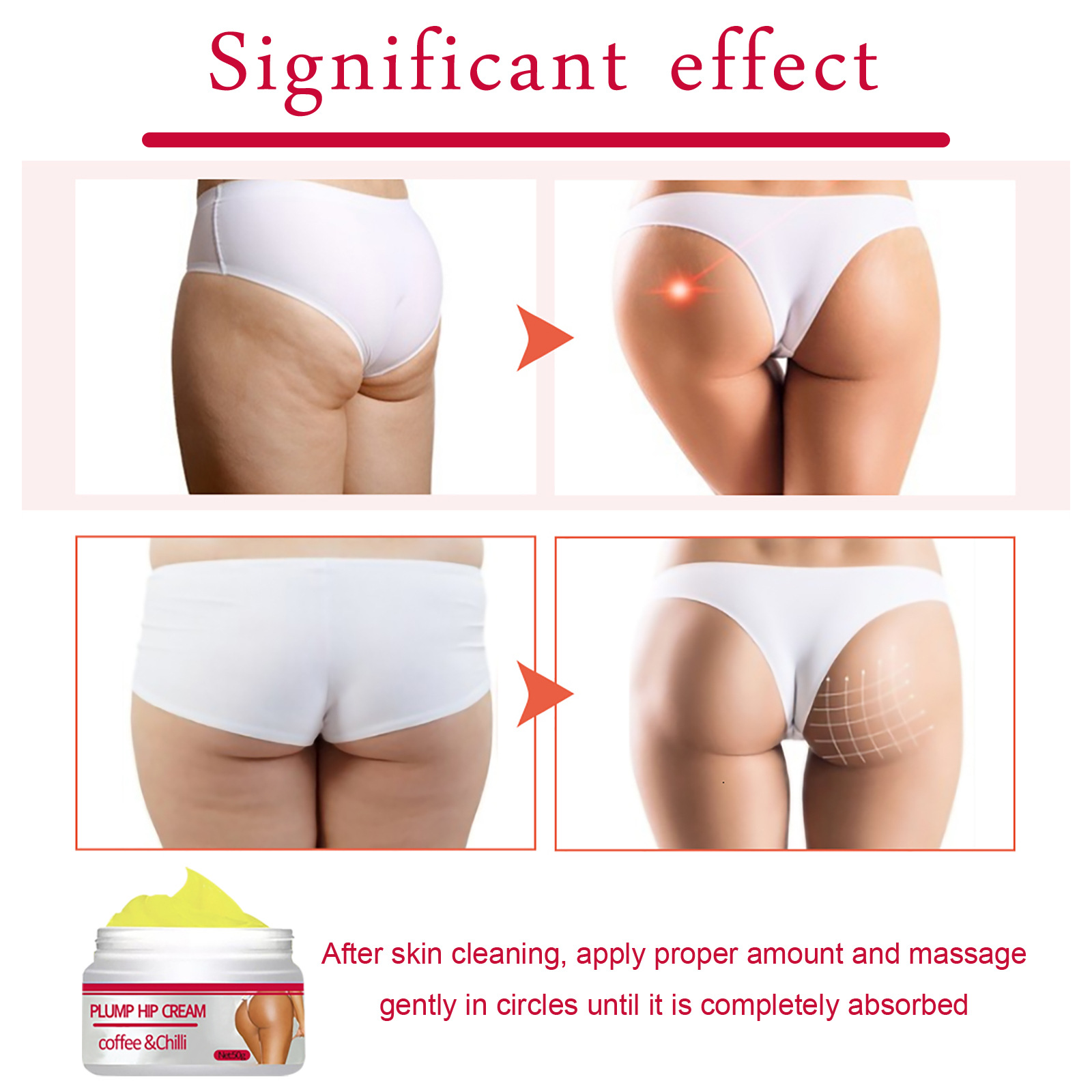 Effective Hip Enhancer Skin Care Product Sexy Whitening Cream Bigger Butt Enhancer Body Cream