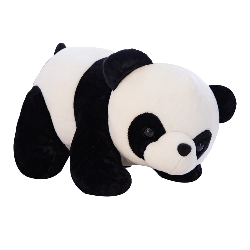 30cm Cute Lying Panda Doll National Treasure Zoo Plush Toy