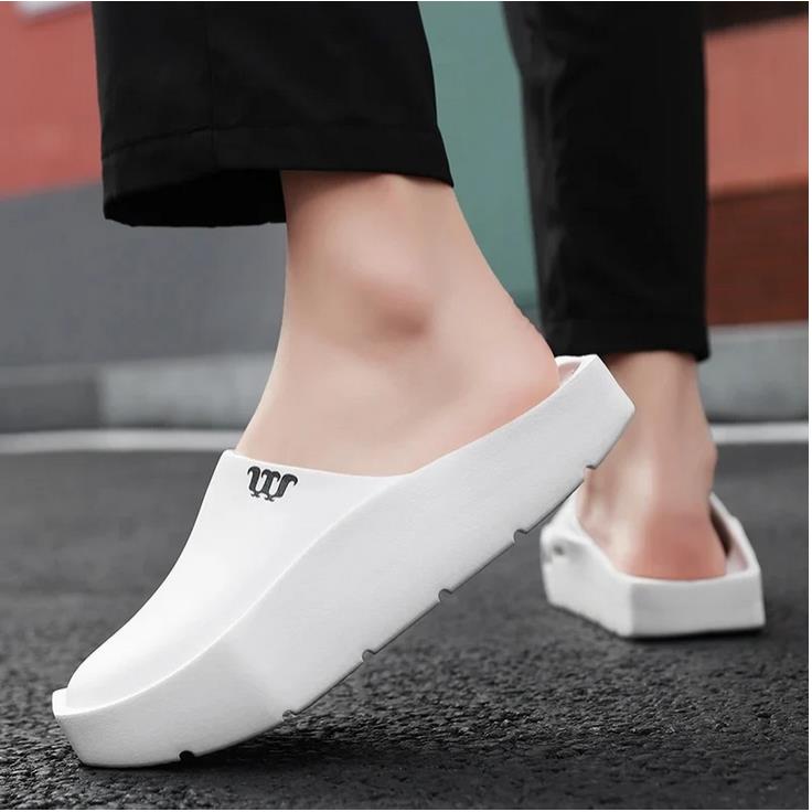 Men Slippers Slides Summer Beach Shoes Soft Indoor Thick Bottom Sandal Suitable Outdoor Sandals Flip Flops
