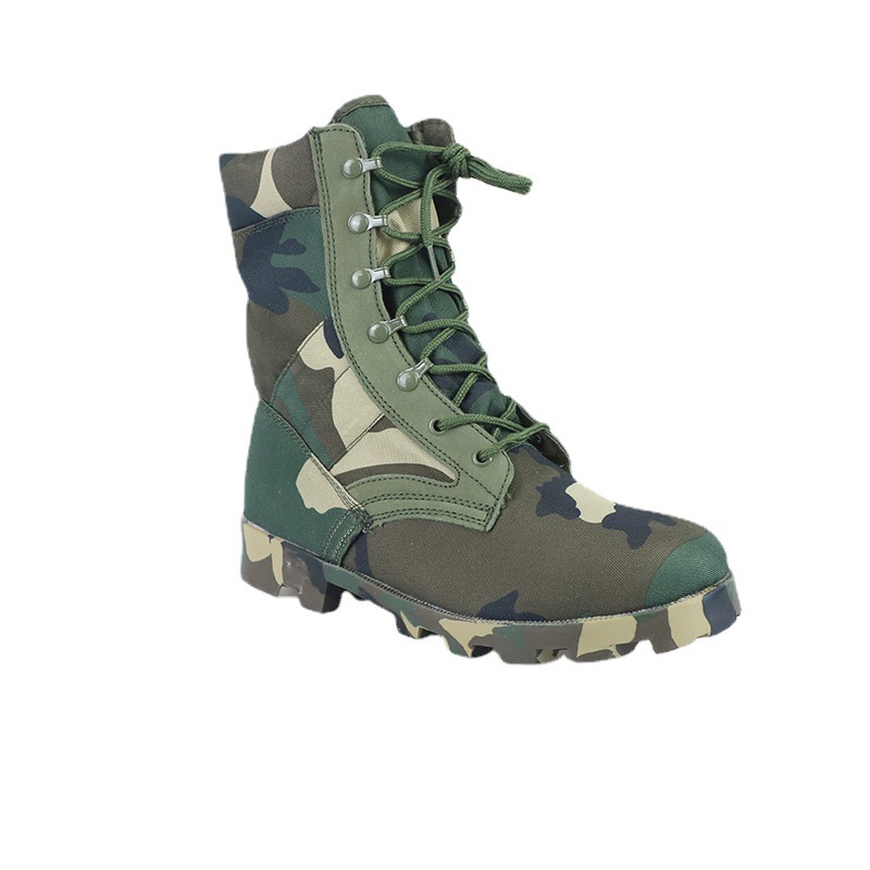 Men's Outdoor Training Boots Spring and Autumn Men's Jungle Hiking Sports Mountaineering Camping Breathable Desert Shoes