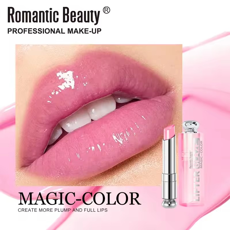 Color-Changing Lip Gloss - Hydrating & Non-Greasy Tinted Lip Oil, Mirror Shine & Plumping Effect, Moisturizing Reviving Lip Care