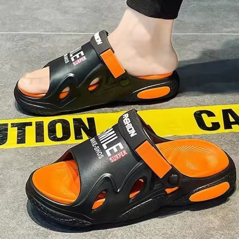 Slippers for Men Sandals Thick Bottom Shoes for Men Women's sandals Indoor Outdoor Flat Sandals EVA Comfortable sandalias hombre