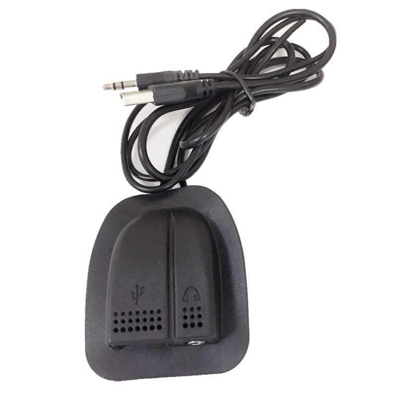 Backpack Data Cable Interface Backpack USB Data Cable Headphone Cable 2-in-1 PVC Adapter