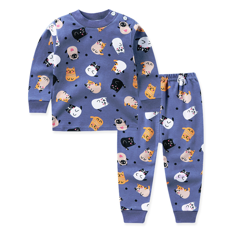 Newborn baby clothes set Winter Cartoon baby boy Clothes 2PCS Cotton baby girl clothes set soft underwear infant clothes set