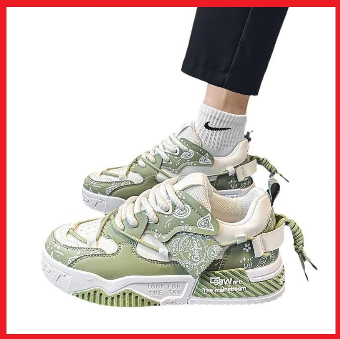 Luxury men's shoes explosions thick-soled Joker sports shoes teenagers fashion niche tide shoes breathable casual shoes