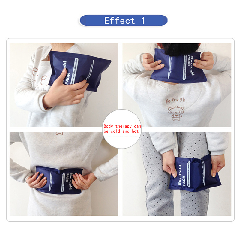 Soft Reusable Hot Cold Therapy Pack Gel Pad Ice Cooling Heating Pads Emergency Pain Relief Sport Compress Microwaveable