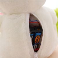 J121 Kids Favorites! 20cm Lovely Soft LED Colorful Glowing Teddy Bear Stuffed Plush Toy Gifts For Birthday