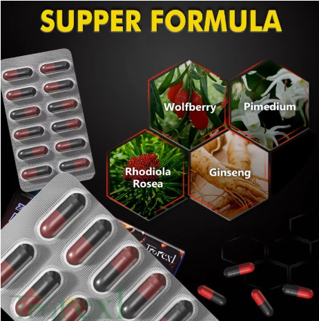 Powerful High Purity Epimedium Supplements Natural Organic Manhood Erection Pill Improve Performance and Increase Size