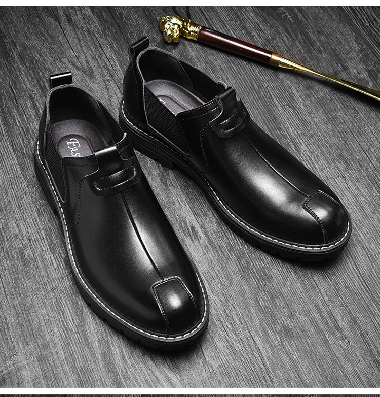 Retro Bullock Design Men Classic Business Formal Shoes Pointed Toe leather shoes Men Oxford Dress Shoes new wed
