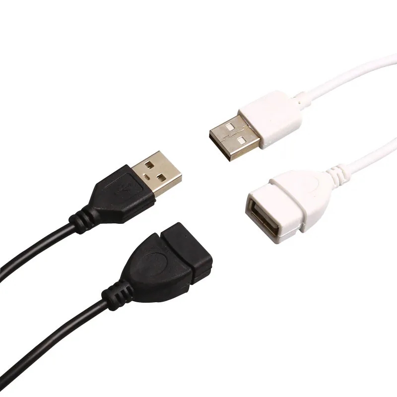 1.3-1.5m USB Extension Cable Super Speed USB 2.0 Cable Male to Female Data Sync USB 2.0 Extender Cord Extension Cable