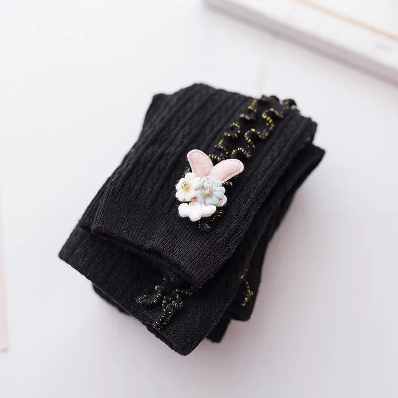Tights For Girls Autumn Winter Children Pantyhose Knitted Baby Girls Tights Warm Leggings Fashion Kids Girls Tights 0 to 6Years