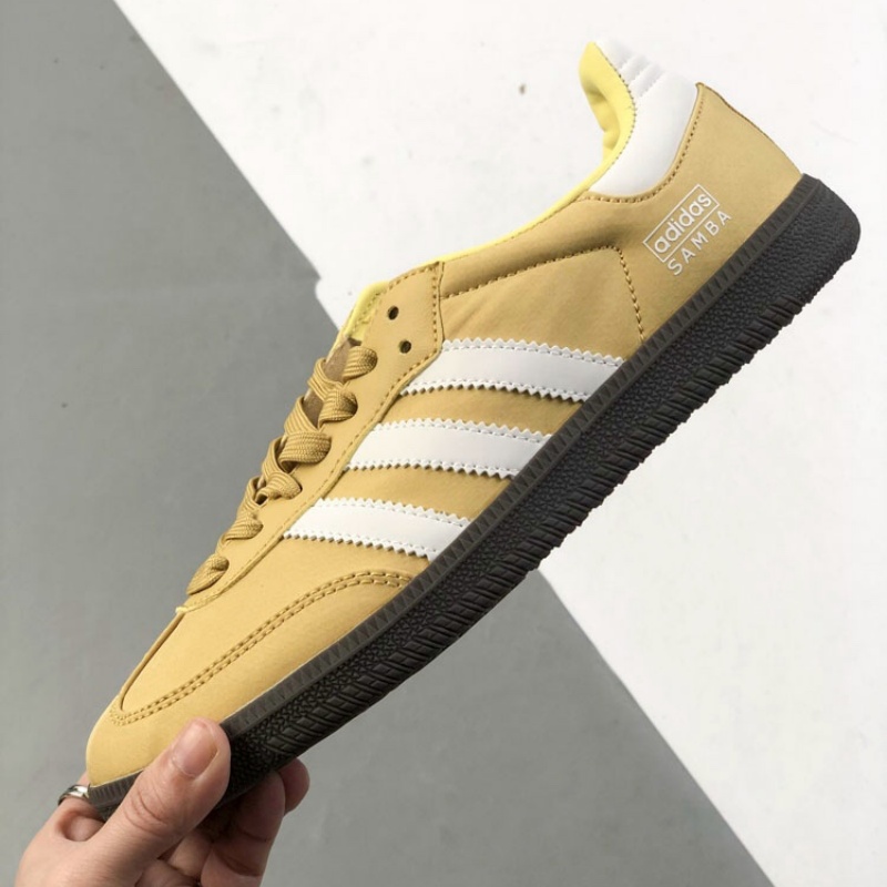New summer meridian egg yellow retro nylon de training shoes breathable canvas samba casual men's and women's sports shoes