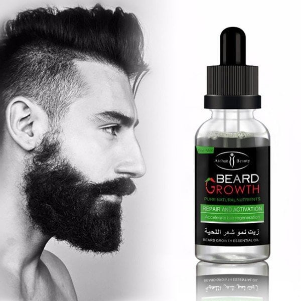 100% Natural Organic Men Beard Growth Oil Beard Wax balm Hair Loss Products Leave-In Conditioner Groomed Beard Growth
