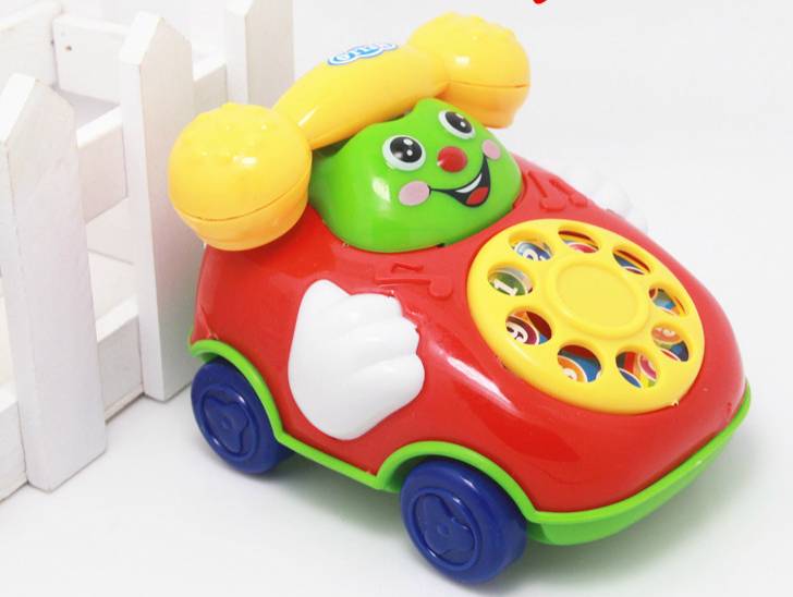 Ideas pull small smile simulation telephone children play house gift