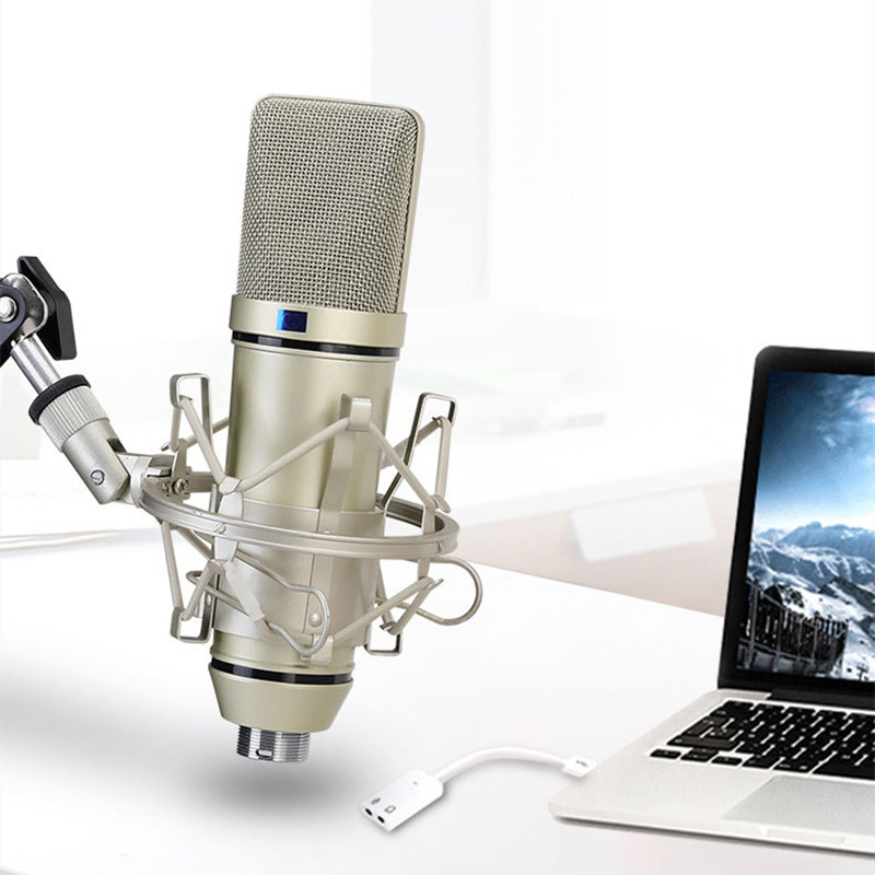 Condenser Microphone U87 Recording Microphone Professional Microphone Computer Live Vocal Podcast Game Studio Singing