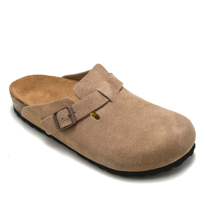 Birkenstock sandals, cork casual slippers for men and women, wild camel toe shoes, Birkenstock outdoor beach shoes