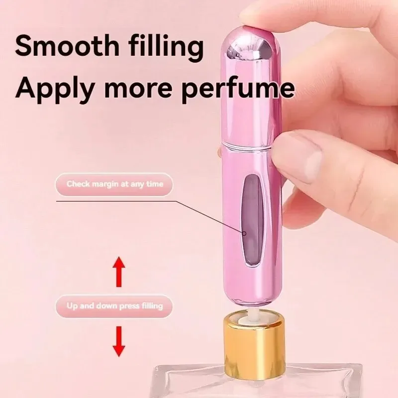 5ml Mini Empty Travel Refillable Portable Atomizer Perfume Bottles